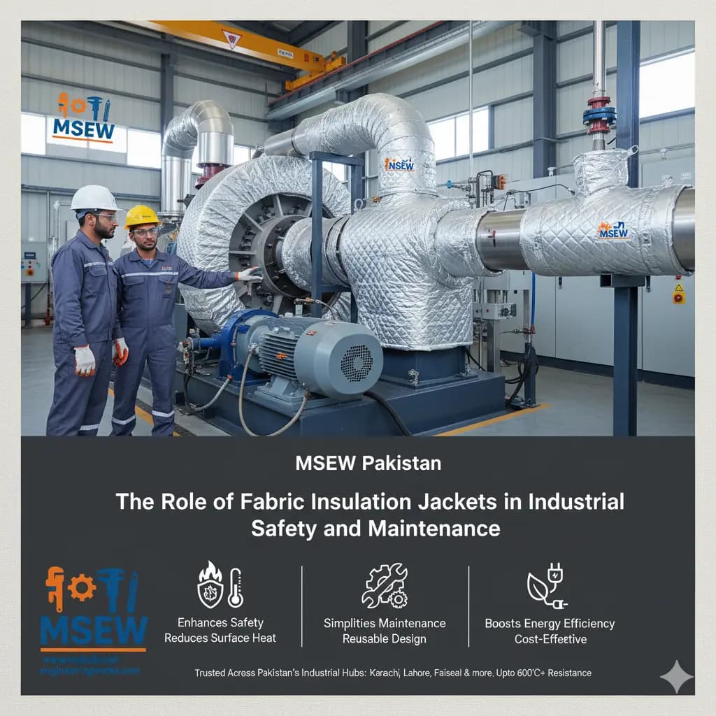 The Role of Fabric Insulation Jackets in Industrial Safety and Maintenance | MSEW Pakistan