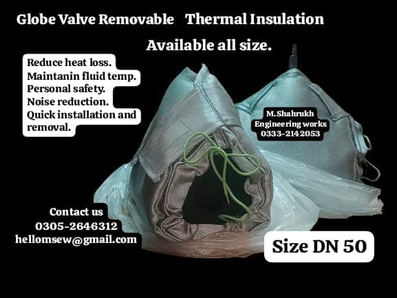 Thermal Insulation Cover for Industrial Valves | MSEW Pakistan