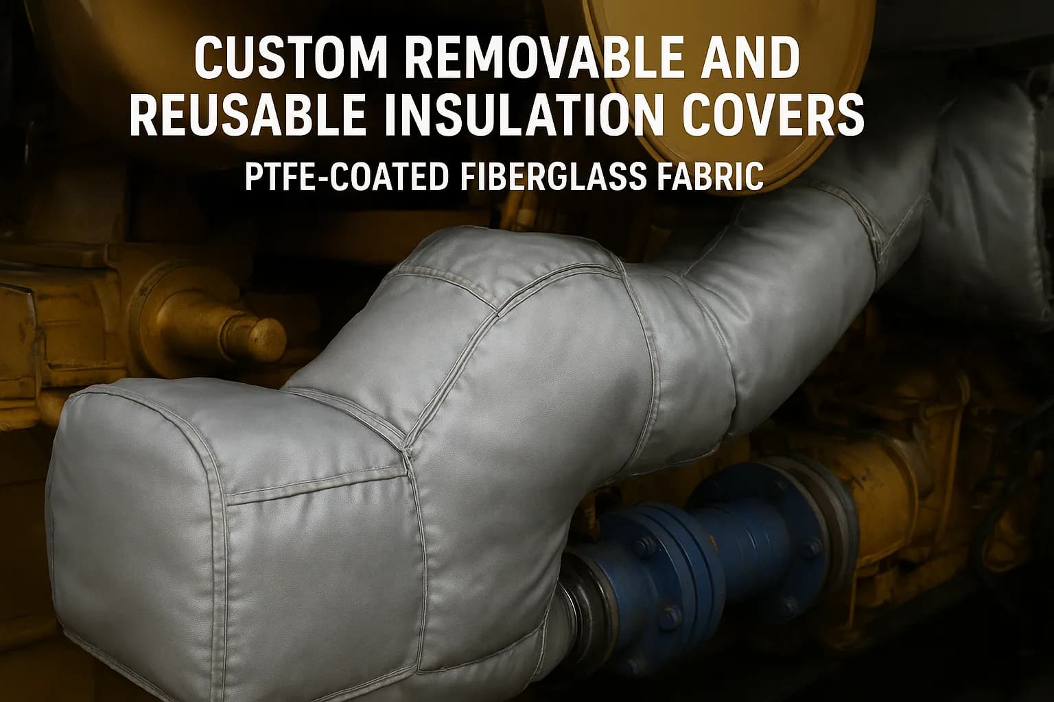 Custom Removable and Reusable Insulation Covers Using PTFE-Coated Fiberglass Fabric