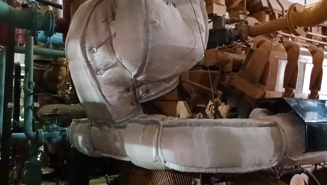 Caterpillar G3520C Generator Insulation Jacket in Pakistan | Removable Thermal Cover removable insulation jacket by MSEW