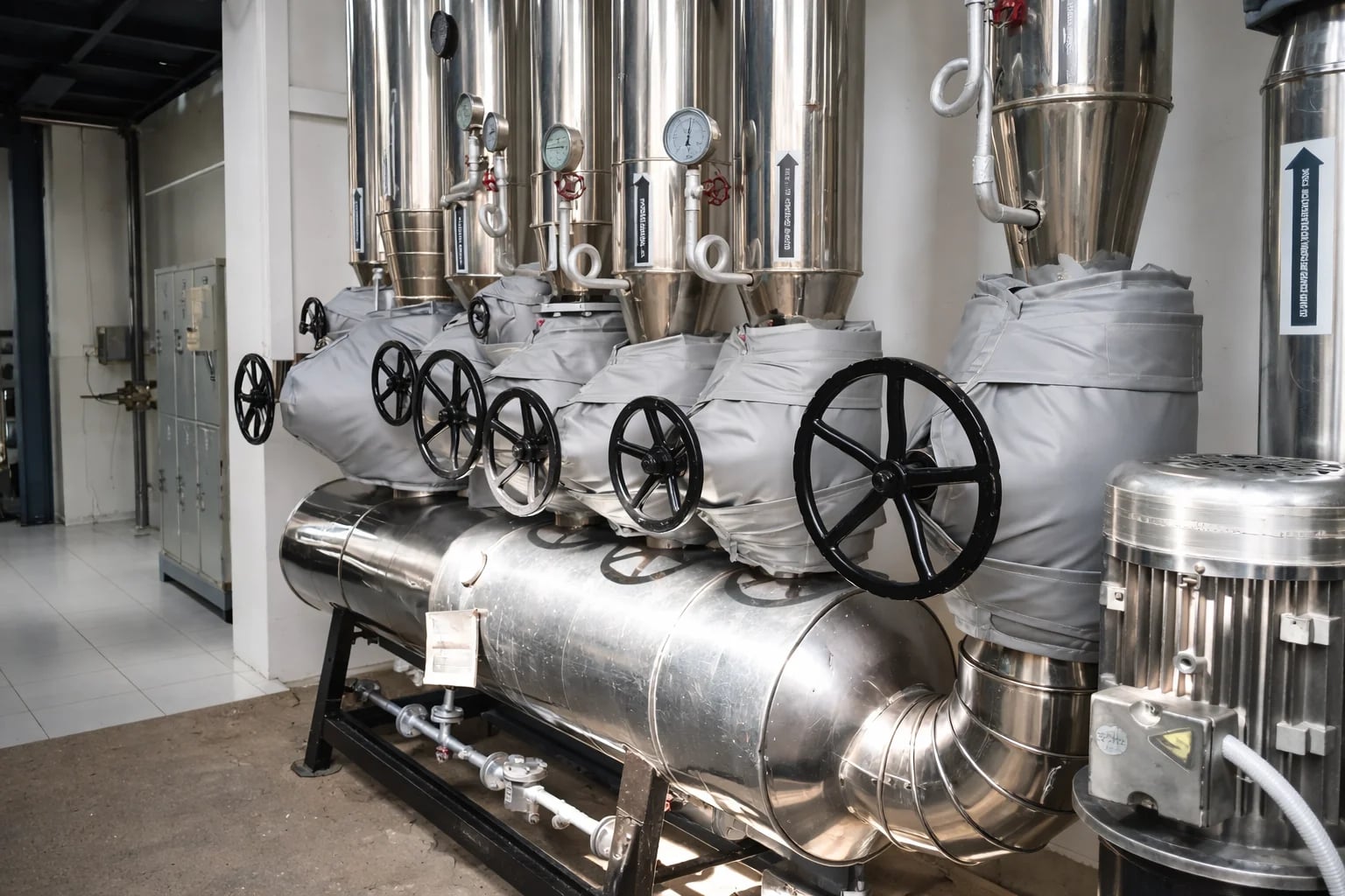 High-temperature valve insulation cover for energy-efficient steam systems