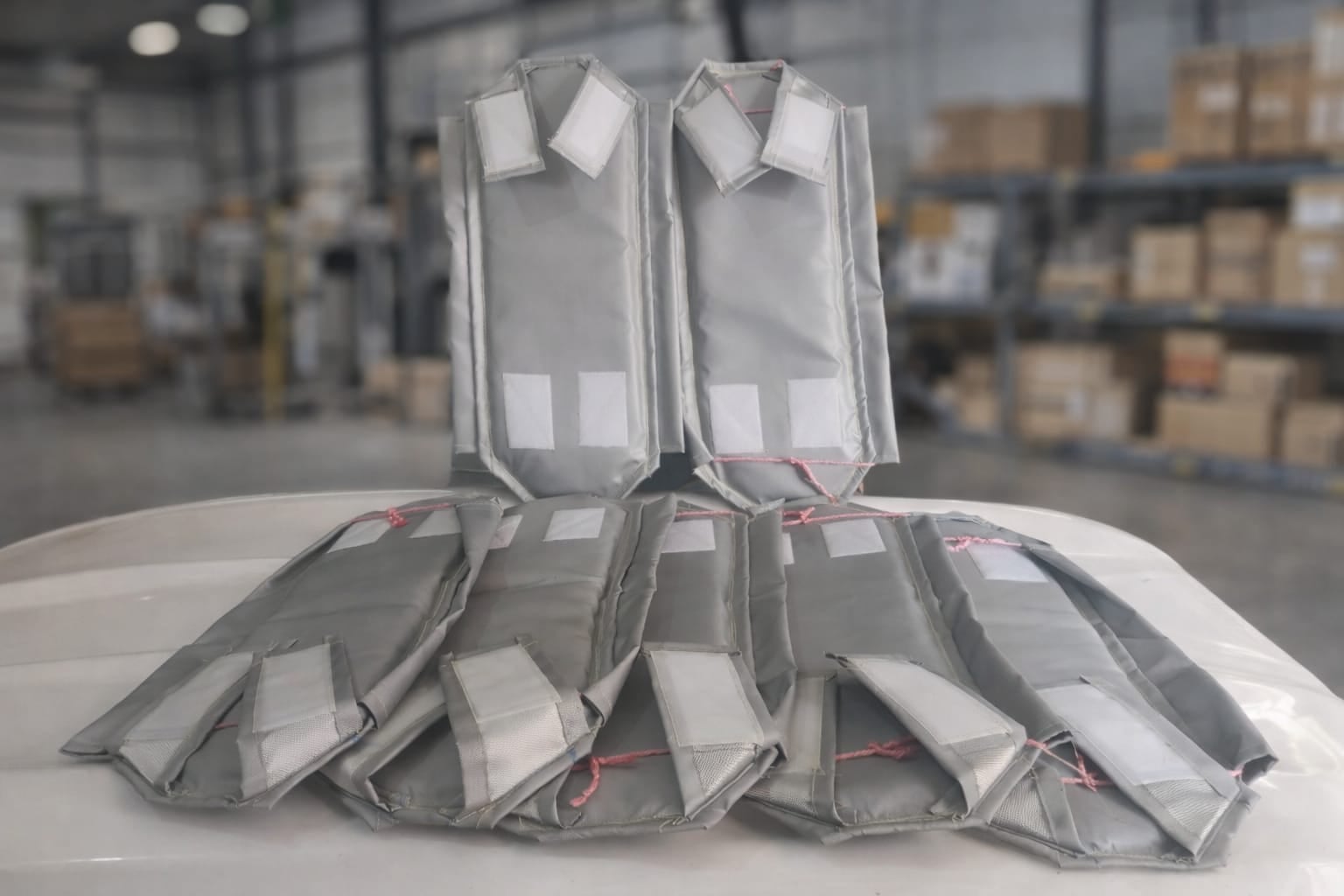 Steam valve insulation cover designed for easy maintenance and reusability