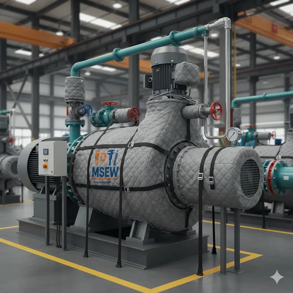 Pump Insulation Covers by M. Shahrukh Engineering Works