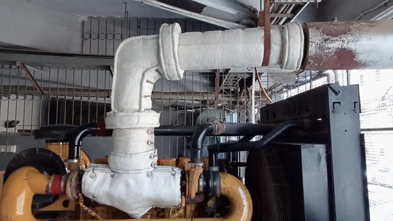 Exhaust Piping System Insulation Covers | Heat Loss Reduction | MSEW - service